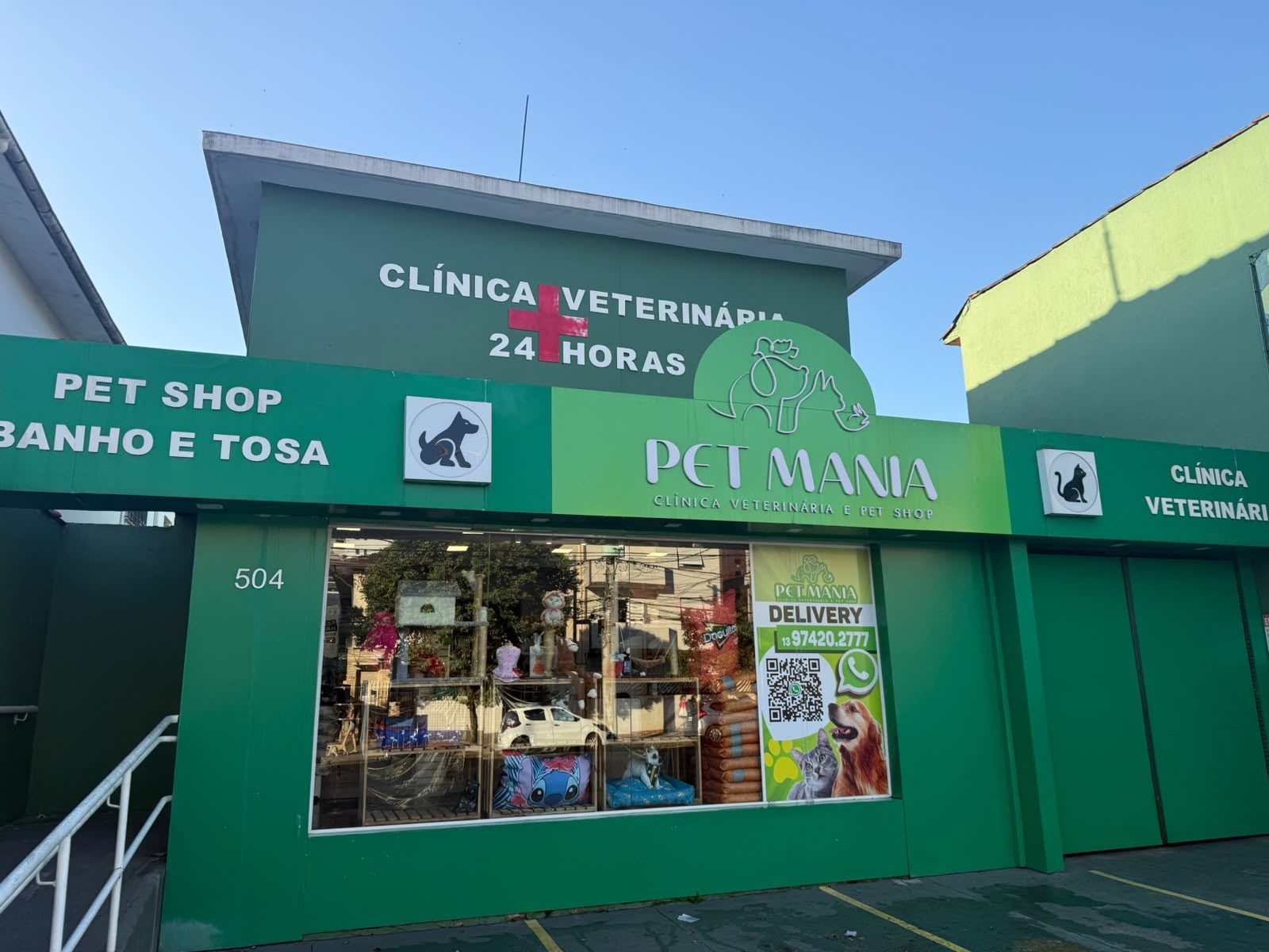 Pet Mania Clínica Veterinária 24h em Santos | Hospital | Pet Shop | Banho e Tosa 